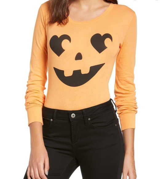Wildfox Tops - Wildfox Jack- o-lantern  Top